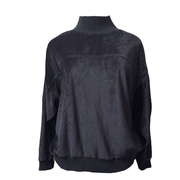 VNTG HONORS MISSES VELVET DOLMAN SLEEVE MOCK NECK PULLOVER‎ SWEATER WHIMSYGOTH M - Picture 1 of 10